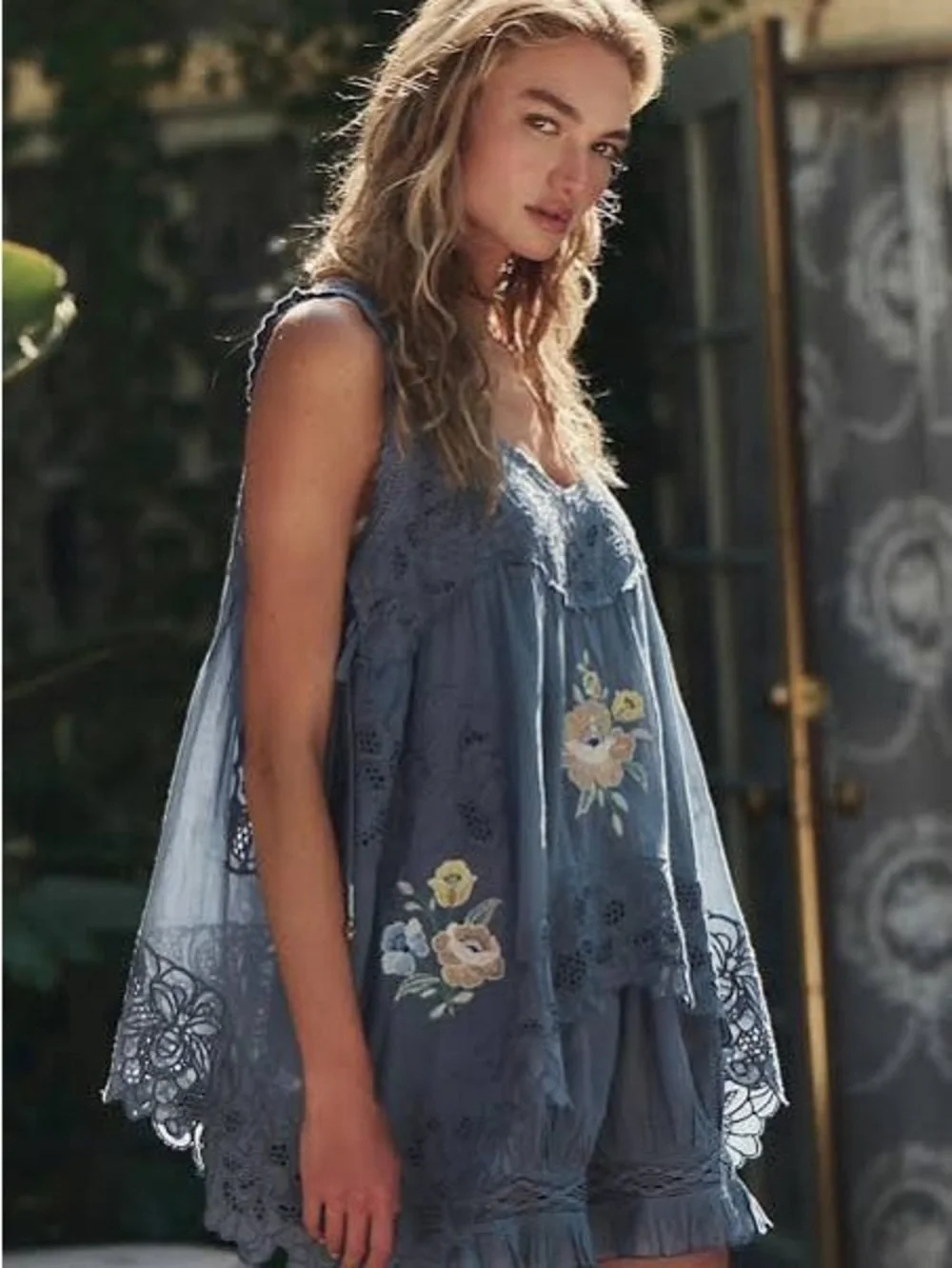 Free People Eye Catcher Bloomsie Romper